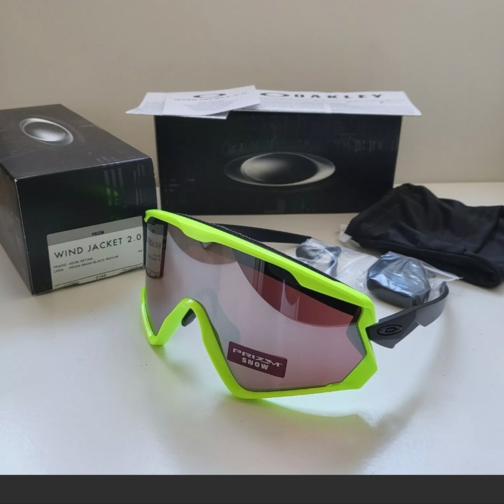 Rare OAKLEY windjacket 2.0 sunglasses New cycling running skiing snow authentic
